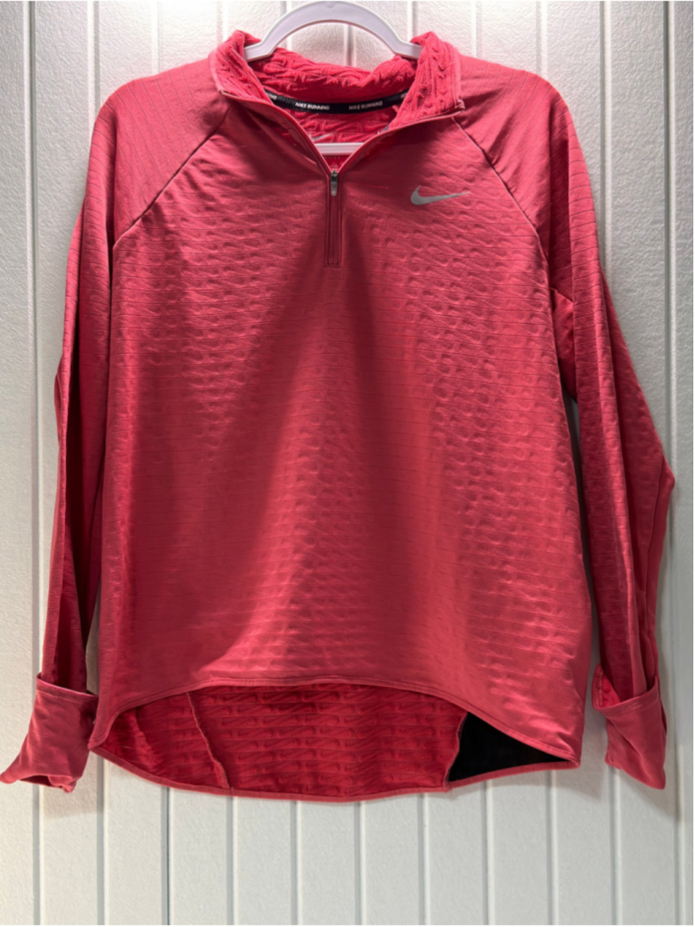 Nike Therma-FIT Element Women's 1/2-Zip Running Top - Archaeo Pink Sz Large
